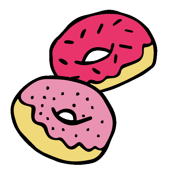 Donut Sticker by ONAD