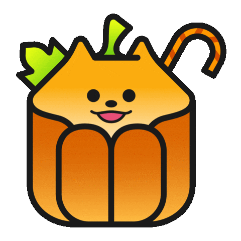ValledeiPomerania giphyupload logo halloween pumpkin Sticker
