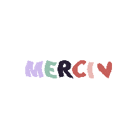 Thanks Merci Sticker