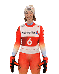 helvetia_schweiz love heart herz swiss ski Sticker
