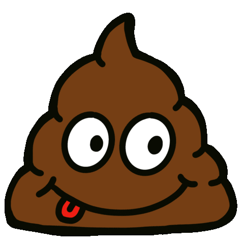Happy Poop Sticker by Jelene