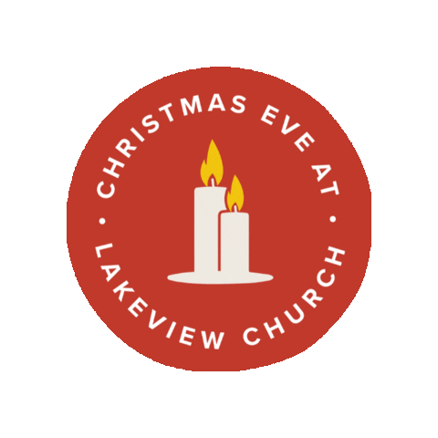 lakeviewchurchindy giphyupload christmas eve candlelight lakeview Sticker