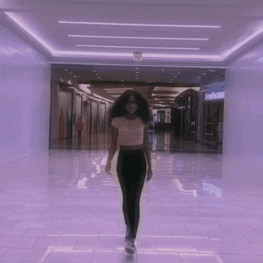 xoxovirginhair model runway good day girl bye GIF