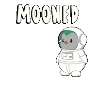 Space Landing Sticker by Abster