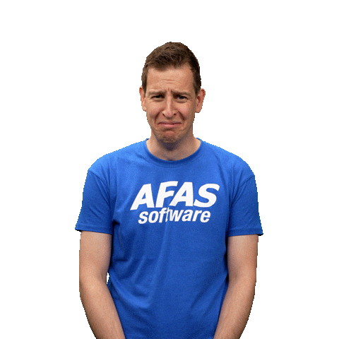 Cry Traan Sticker by AFAS Software