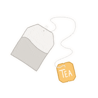 pamakamu hot drink tea drinking Sticker