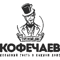 kofechaev logo text man tea Sticker