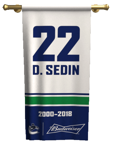 Daniel Sedin Canucks Sticker by Budweiser Canada