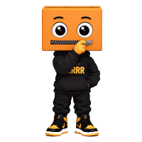 Funny Reaction Shut Up Sticker by JERRR Box