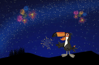 New Year Toucan GIF by Van der Valk