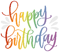bowtotoecrafts rainbow birthday happy birthday bowtotoecrafts Sticker