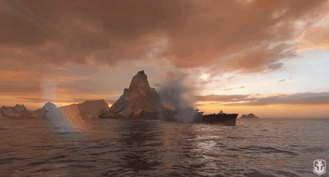 WorldofWarships giphyupload gaming navy battleship GIF