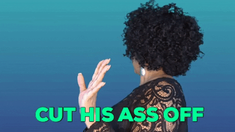 ComedianHollyLogan giphygifmaker bye stop comedian GIF