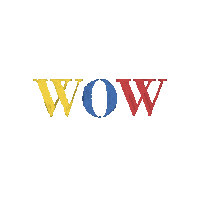 Text Wow Sticker by PZL