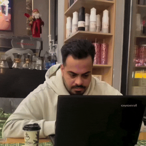 Confused Coffee GIF
