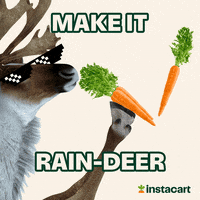 Make It Rain Christmas GIF by Instacart