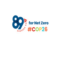 89DegreesEast climate change climate action cop26 netzero Sticker