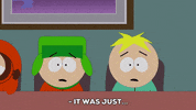scared kyle broflovski GIF by South Park 