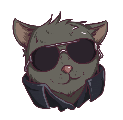 silvereeps giphyupload cat cool pop Sticker