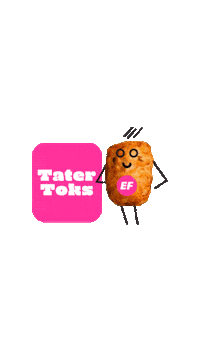Tater Tot Dancing Sticker by EF Education First