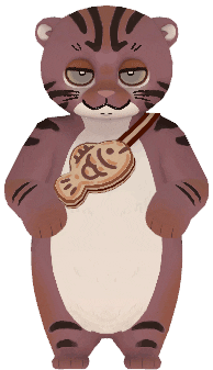 Cat Sticker by Kitten Cup Studio