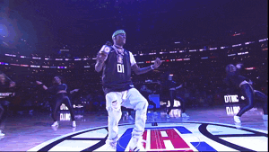 los angeles dancing GIF by NBA