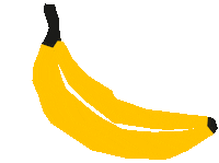 Banana Optimism Sticker by Urban Monkey RAW