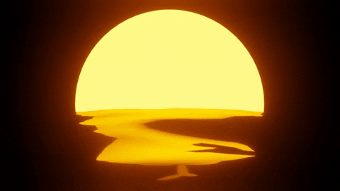 RingBlender giphyupload style 80s sunset GIF