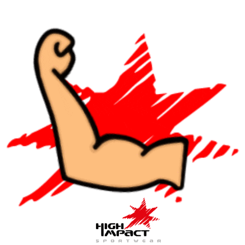 highimpactsportwear giphyupload workout gym strong Sticker