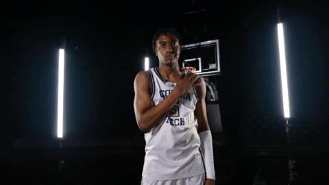 Georgia Tech Basketball GIF by Georgia Tech Yellow Jackets