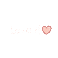 arttyemi love heart pink text Sticker