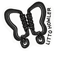 P-51 Carabiner Sticker by Litto Howler