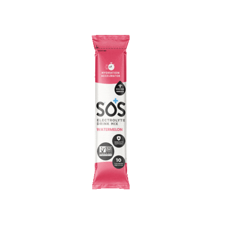 SOSHYDRATION sos hydration soshydration watermelon stick Sticker