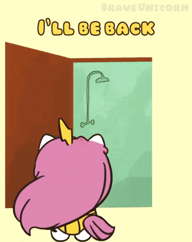 Ill Be Back See You Soon GIF by Brave Unicorn