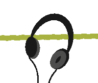 psustudentmedia headphones listen to music portland state university psu student media Sticker