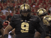 Purdue Football Jeffbrohm GIF by Purdue Sports