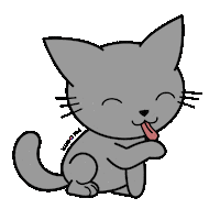 Rainbow Licking Sticker by Hugo.fm