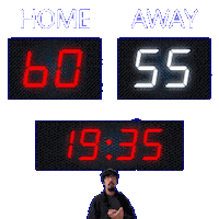 55 Away Sticker