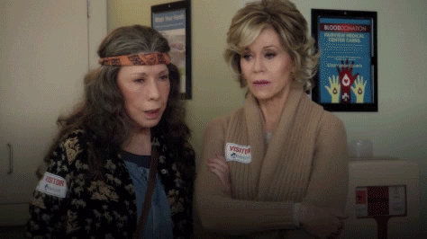 Jane Fonda Gluten GIF by Grace and Frankie