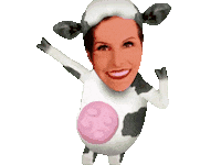 Cow Vaca Sticker by CANALTVDIAMONDTEEN