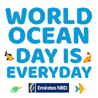 World Ocean Day Sticker by EmiratesNBD