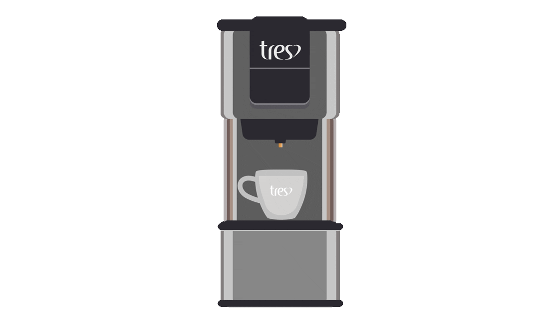 coffee cafe Sticker by TRES