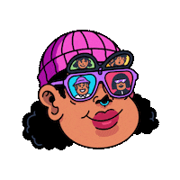 timedotcom woman time sunglasses people Sticker