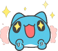 Excited Cat Sticker by Capoo
