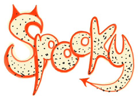 Halloween Scream Sticker by Carmen Tiffany