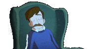 Nathan Sleeping Sticker by NETFLIX