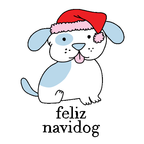 Feliz Navidad Dog Sticker by Bath & Body Works