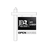 jparcityandbeach openhouse yardsign jpar openhousesign Sticker