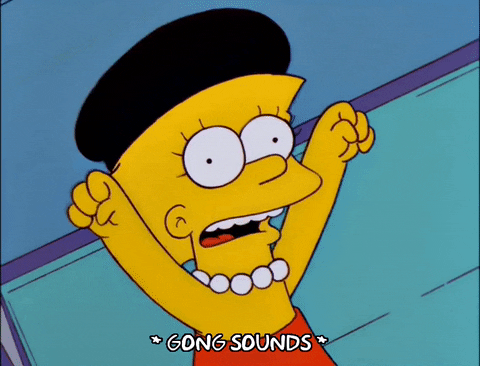 lisa simpson wow GIF