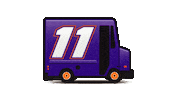 denny hamlin nascar sticker Sticker by NASCAR
